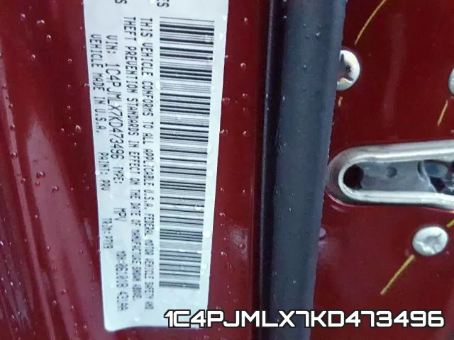 1C4PJMLX7KD473496 фото 2