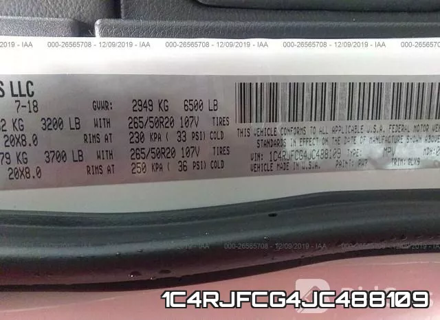 1C4RJFCG4JC488109 фото 10