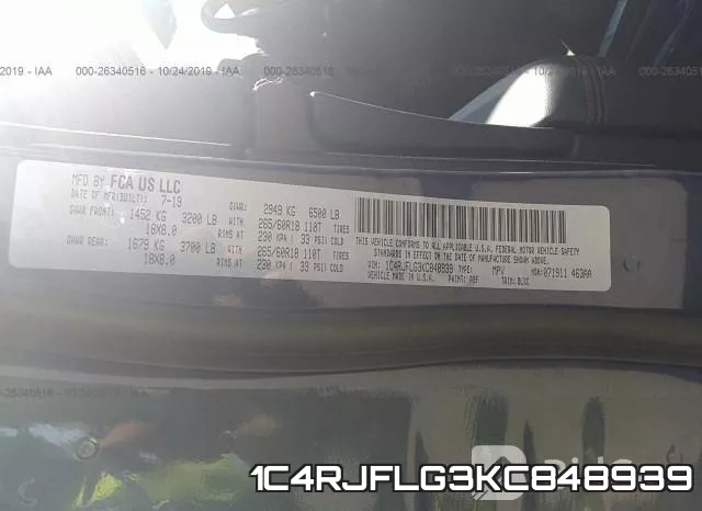 1C4RJFLG3KC848939 фото 10