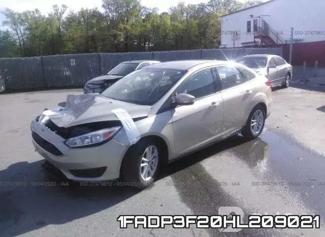 1FADP3F20HL209021 фото 3