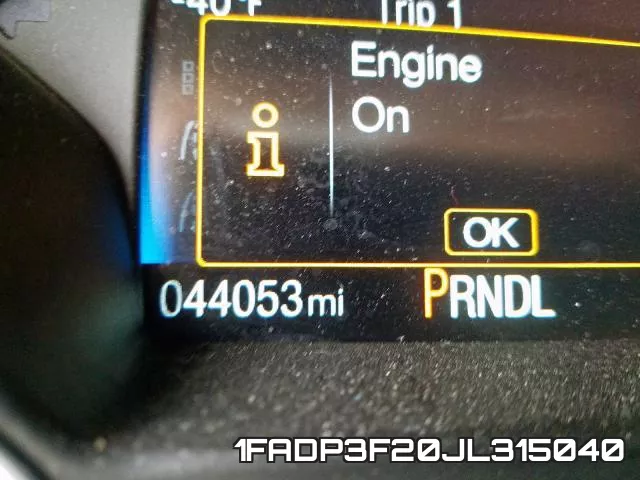 1FADP3F20JL315040 фото 9