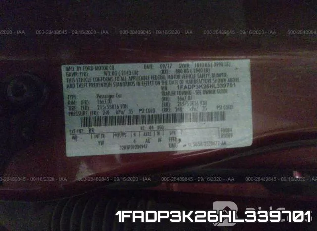 1FADP3K26HL339701 фото 10