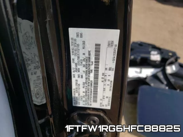 1FTFW1RG6HFC88825 фото 2