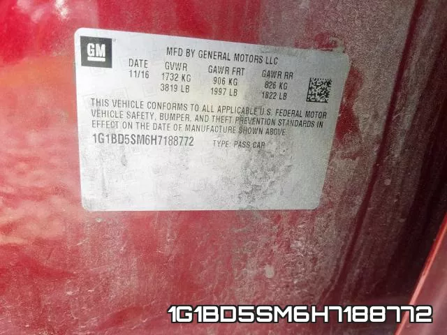 1G1BD5SM6H7188772 фото 2