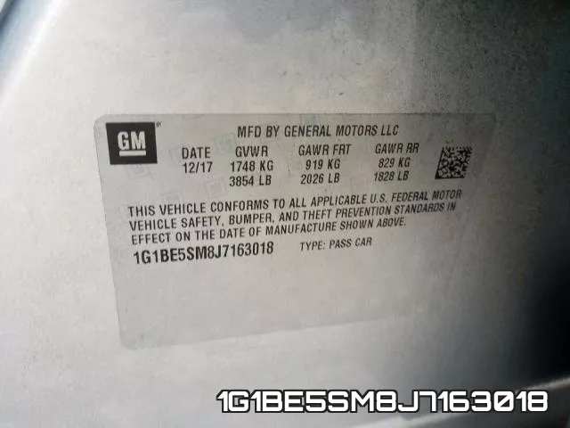 1G1BE5SM8J7163018 фото 2