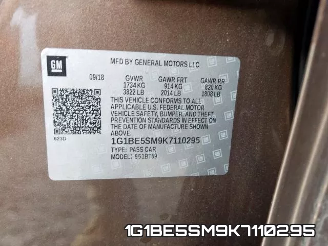 1G1BE5SM9K7110295 фото 2