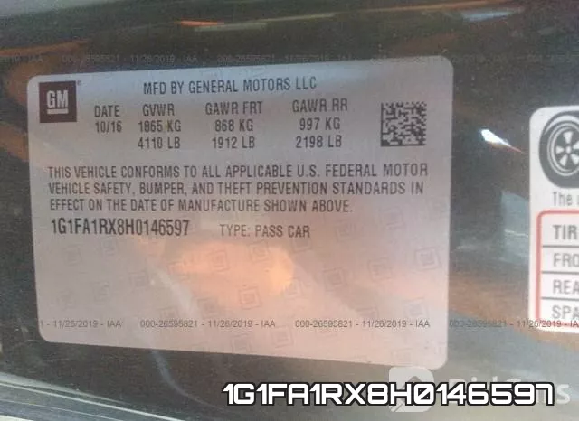 1G1FA1RX8H0146597 фото 9