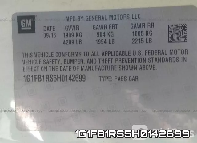 1G1FB1RS5H0142699 фото 10