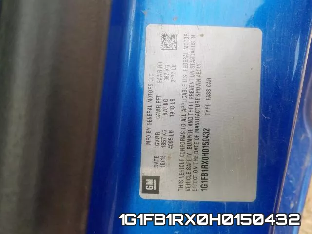 1G1FB1RX0H0150432 фото 2