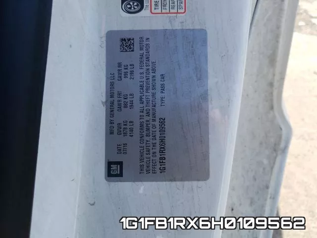 1G1FB1RX6H0109562 фото 2