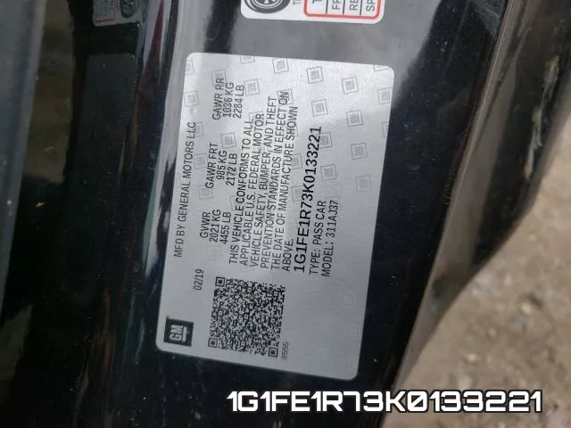 1G1FE1R73K0133221 фото 2