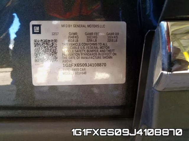1G1FX6S09J4108870 фото 2