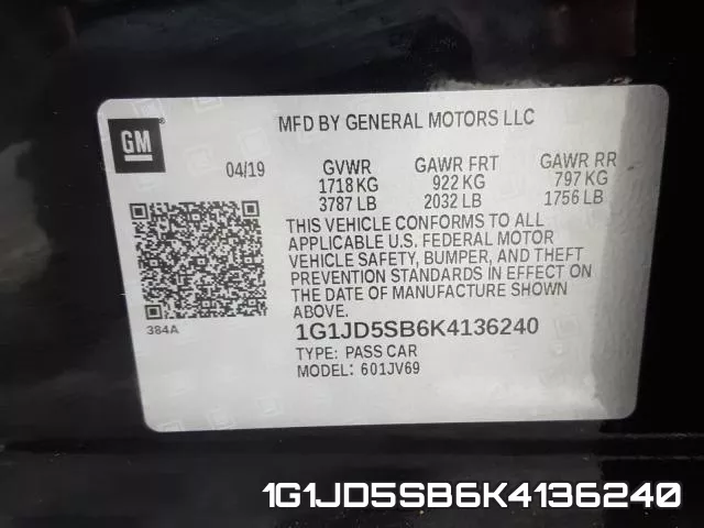 1G1JD5SB6K4136240 фото 2