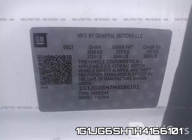 1G1JG6SH7H4166101 фото 10