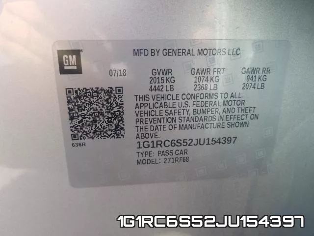 1G1RC6S52JU154397 фото 2