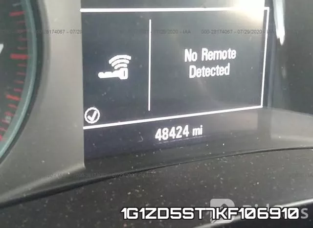 1G1ZD5ST7KF106910 фото 8