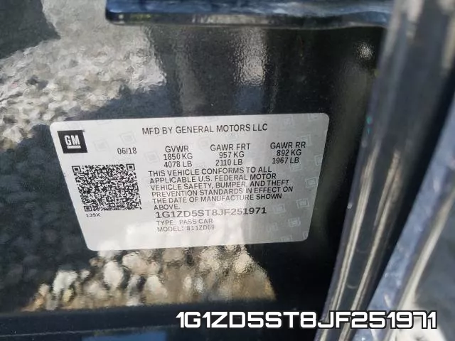 1G1ZD5ST8JF251971 фото 2