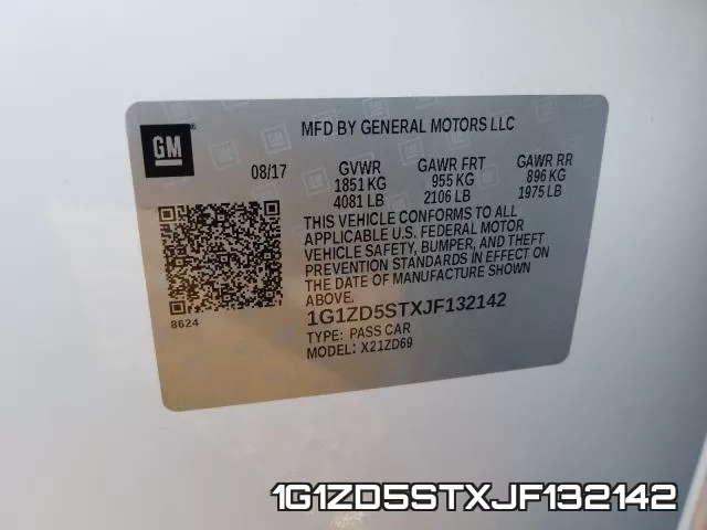 1G1ZD5STXJF132142 фото 2