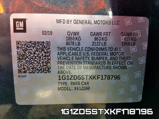 1G1ZD5STXKF178796 фото 2