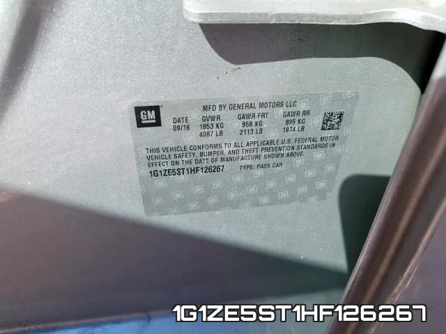 1G1ZE5ST1HF126267 фото 2