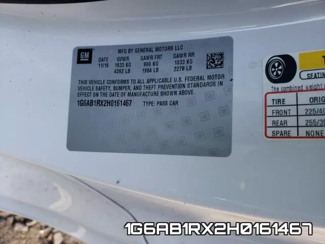 1G6AB1RX2H0161467 фото 2