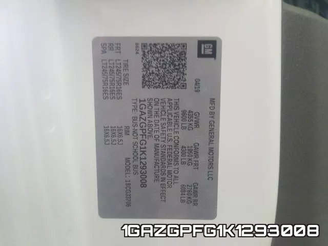 1GAZGPFG1K1293008 фото 2