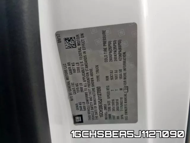 1GCHSBEA5J1127090 фото 2