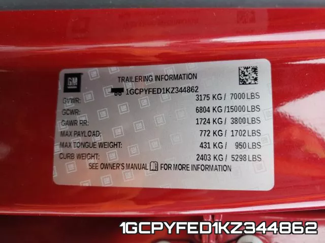 1GCPYFED1KZ344862 фото 2
