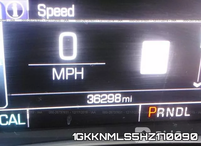 1GKKNMLS5HZ170090 фото 8