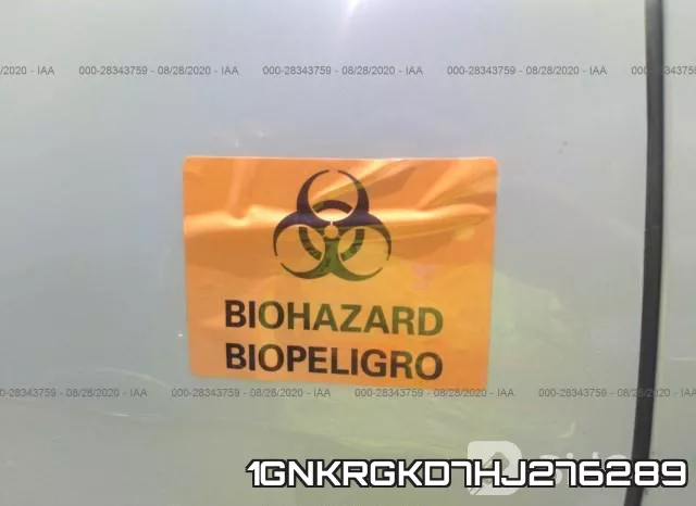 1GNKRGKD7HJ276289 фото 6
