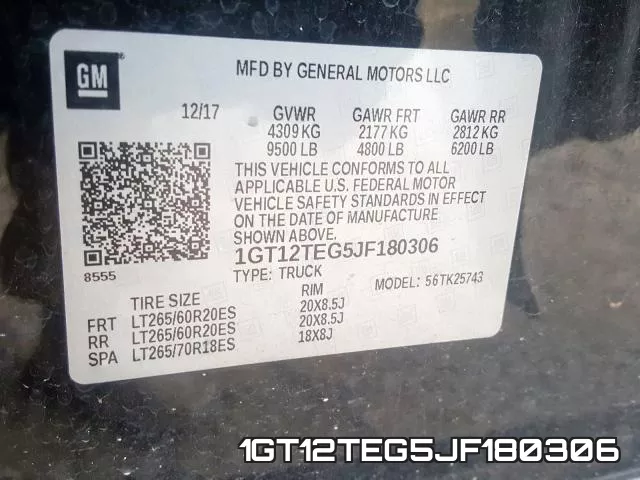 1GT12TEG5JF180306 фото 2