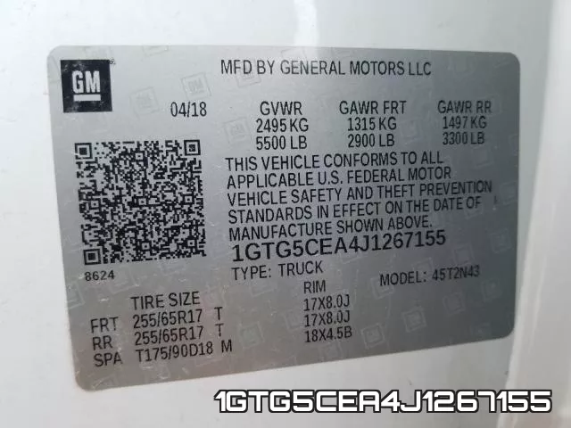 1GTG5CEA4J1267155 фото 2