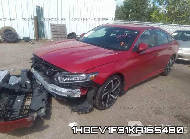 1HGCV1F31KA165480 фото 3