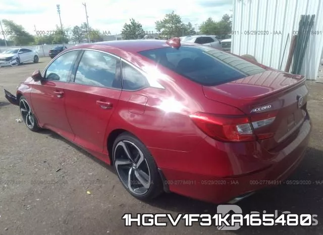 1HGCV1F31KA165480 фото 4