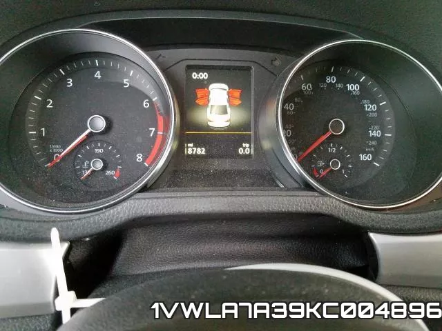 1VWLA7A39KC004896 фото 9