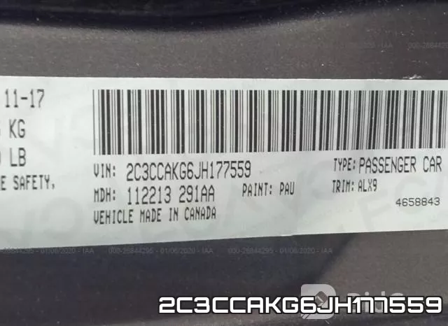 2C3CCAKG6JH177559 фото 10