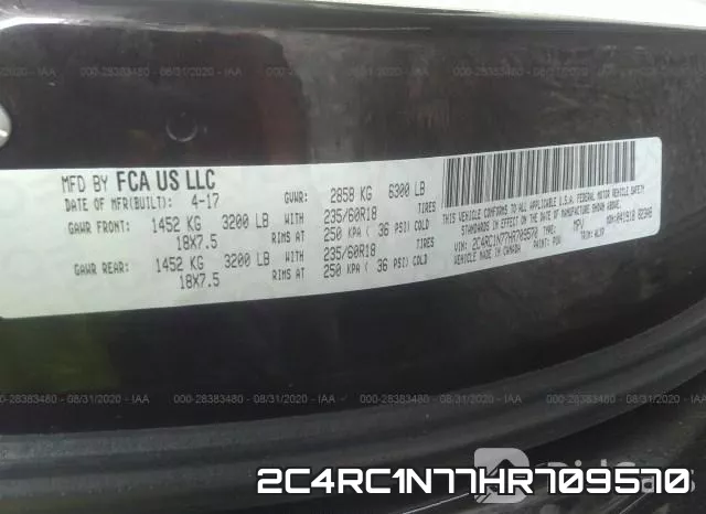 2C4RC1N77HR709570 фото 10