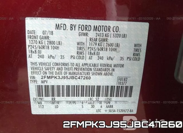 2FMPK3J95JBC47260 фото 10