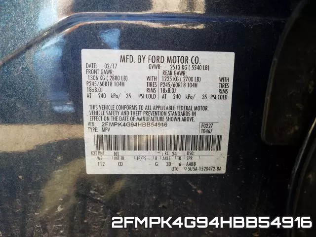 2FMPK4G94HBB54916 фото 2