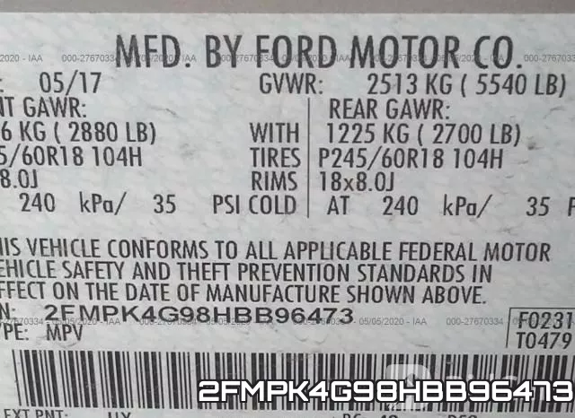 2FMPK4G98HBB96473 фото 10