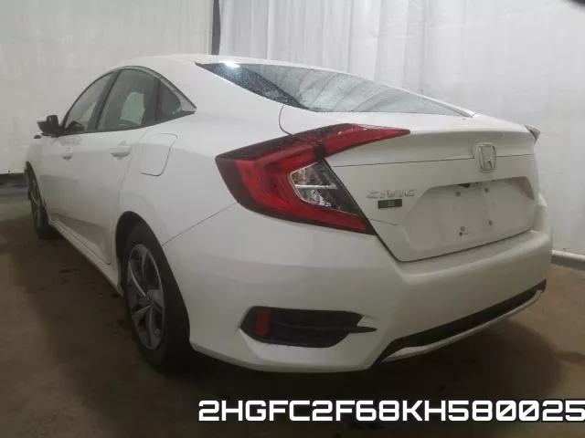 2HGFC2F68KH580025 фото 4