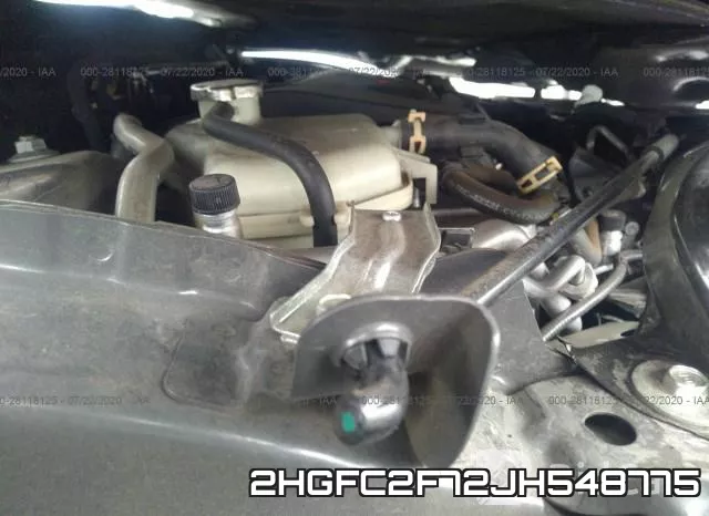 2HGFC2F72JH548775 фото 2