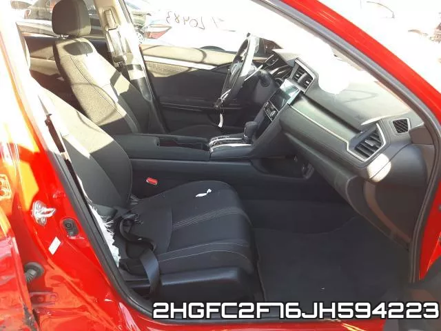2HGFC2F76JH594223 фото 6