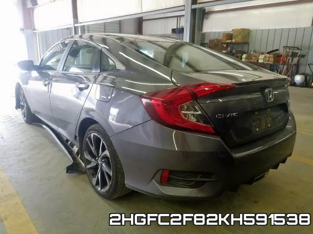 2HGFC2F82KH591538 фото 4