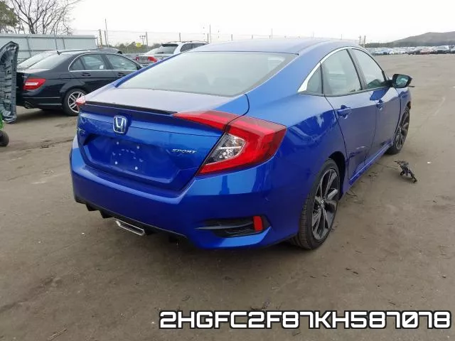 2HGFC2F87KH587078 фото 5