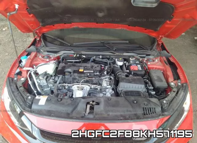 2HGFC2F88KH571195 фото 2