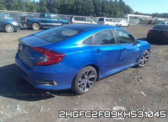 2HGFC2F89KH531045 фото 5