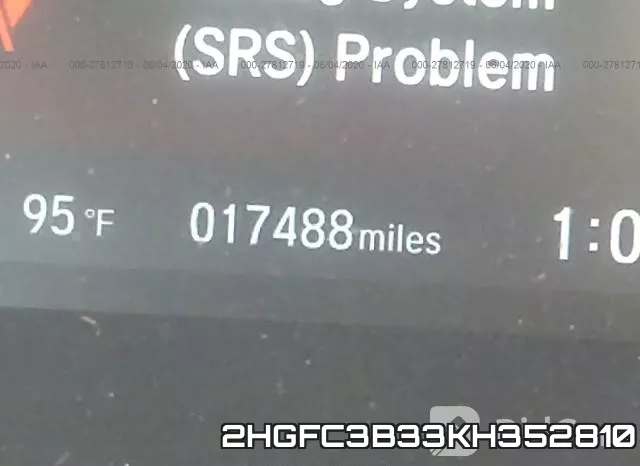 2HGFC3B33KH352810 фото 8