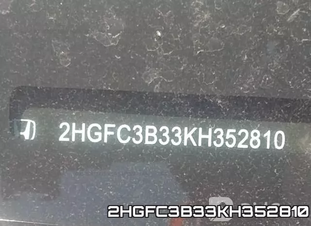 2HGFC3B33KH352810 фото 10