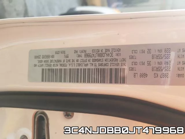 3C4NJDBB0JT479968 фото 2